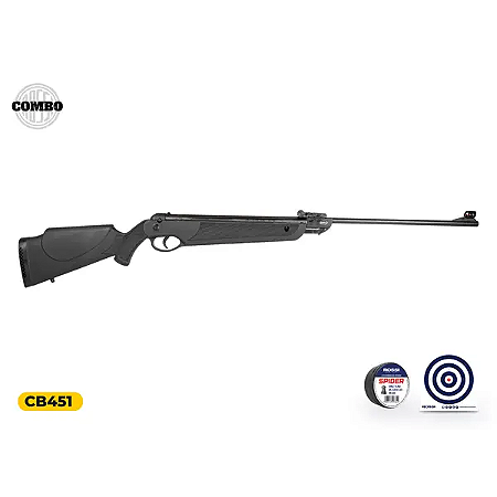 Carabina de Pressão Rossi Dione 4G Gas Ram 5,5 mm + Chumbinho + Alvo