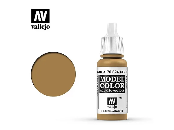German Camouflage Orange Ochre Tinta Model Color Vallejo