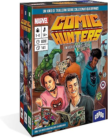 Marvel Comic Hunters - Jogo de Tabuleiro