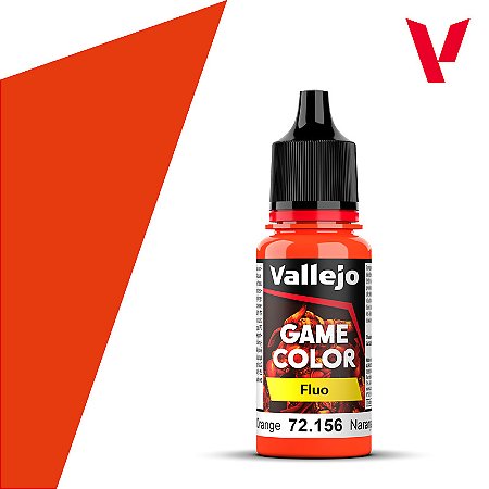 Fluorescent Orange Tinta Game Color Vallejo 72.156