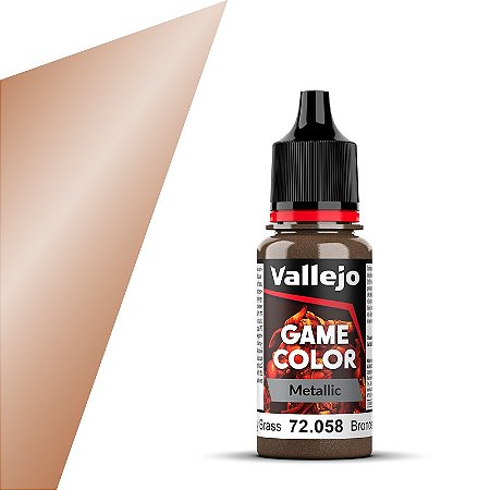 Brassy Brass Tinta Game Color Metallic Vallejo 72.058