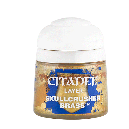 Tinta Citadel Skullcrusher Brass Layer 12ml Warhammer 40k