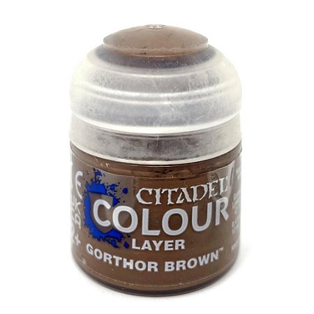 Tinta Citadel Gorthor Brown Layer 12ml Warhammer 40k