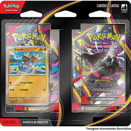 Binacle Blister Quadruplo Pokémon Escuridão Absoluta