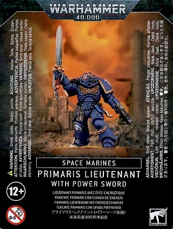 Lieutenant With Power Sword Sapace Marines Warhammer 40k