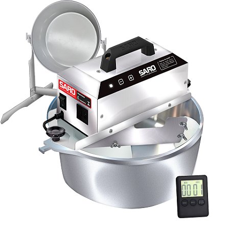 Misturador Elétrico 4 Litros 50/60 Hz Bivolt 127/220 V + Suporte + Timer - Alumínio