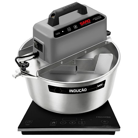 Misturador SARO 10L com Fogão de Indução Integrado - Panela Automática Gourmet
