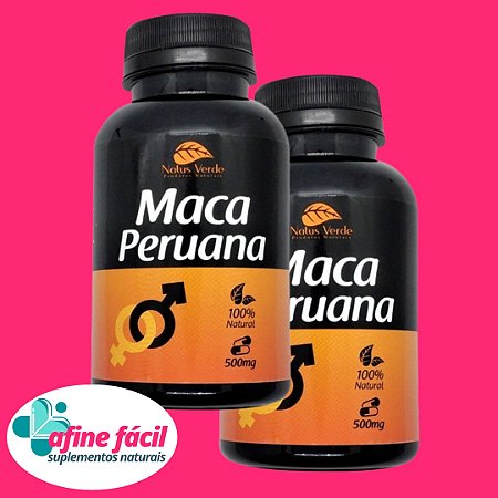 Maca Peruana Natus Verde 500mg 100 Cápsulas