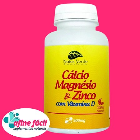 Cálcio, Magnésio & Zinco + Vitamina D
