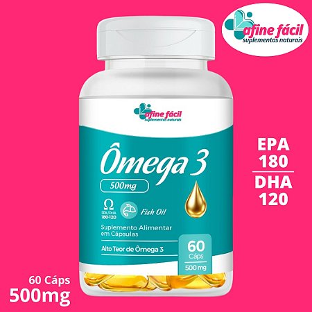 Ômega 3 - 500mg c/ 60 Caps