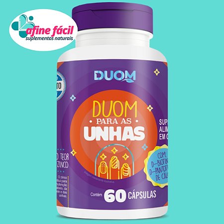 Duom para Unhas c/ D-Biotina e D-Pantotenato de Cálcio - 60caps
