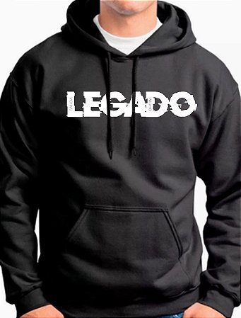Moleton Legado com touca Preto
