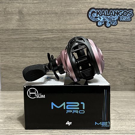 Carretilha Albatroz M21 Pro rosa