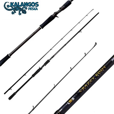 Vara Lumis Crazzy Eddy - 2,40m - 30/60lbs - 2 partes com cabo em EVA