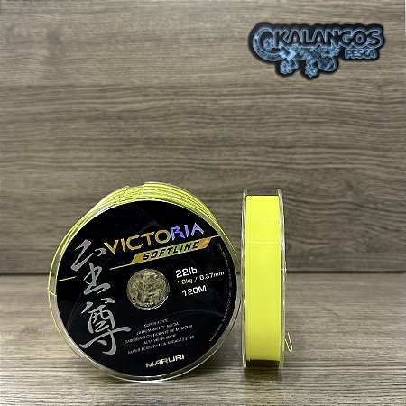 Linha monofilamento Victoria Maruri 120m amarela