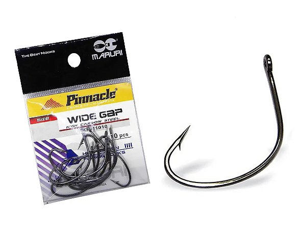 Anzol WideGap Pinnacle - 10 pçs