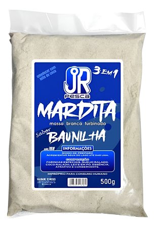 Massa Mardita baunilha JR Pesca - 500g