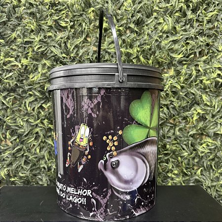 Balde de ceva Kalangos Pesca modelo novo - 8 litros