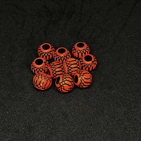 Miçanga mexerica laranja da Kalangos