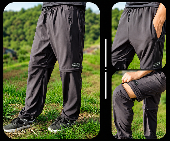 Calça vira bermuda Play Pesca