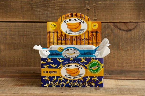 Bananinha Santa Branca sem Açúcar