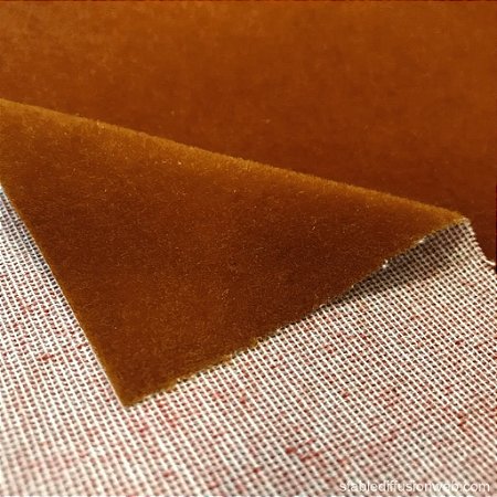 Veludo Flocado Embalagem e Decoração - Caramelo
