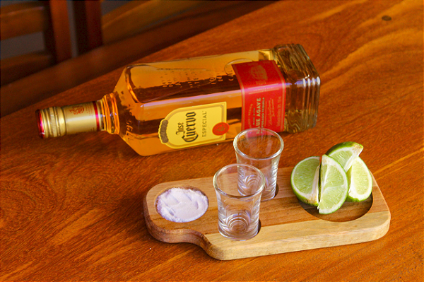Régua para shots 2 copos