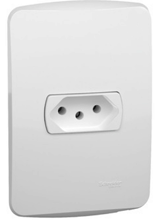 CONJUNTO TOMADA 2P+T 10A 250V PL/BR S3B60340