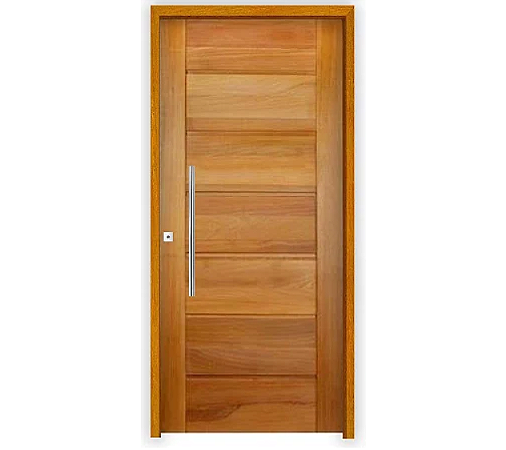 Porta Madeira Maciça Com Batente Montada Completa Cx 12