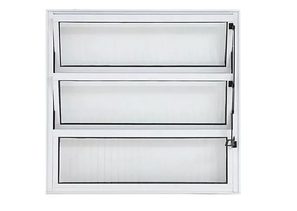 Janela Basculante Alumínio Branco Para Banheiro