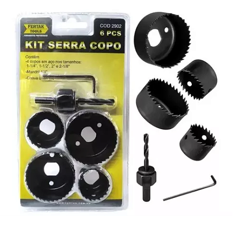 Kit Serra Copo 6Pcs 2902 Fertak
