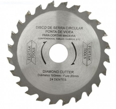 Disco Serra Circular 20X180X24T 7 Pol 2810 Fertak
