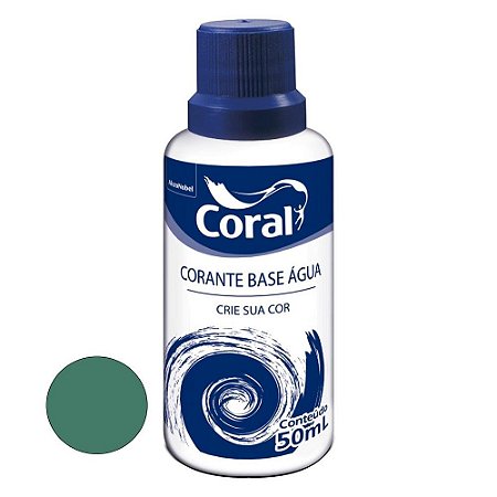 CORANTE LIQUIDO BA VERDE 50ML CORAL