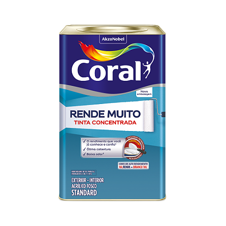 TINTA RENDE MUITO ACR FO VD ANGRA 18L CORAL