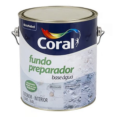 FUNDO PREPARADOR BA INCOLOR 3,6L CORAL