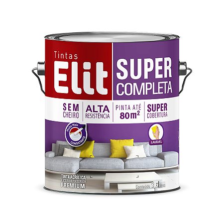 TINTA SUPER COMPLETA BRANCO NEVE 3,6L ELIT