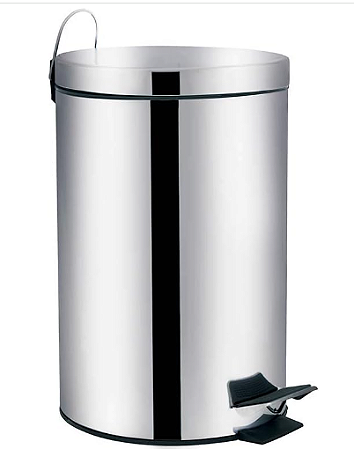 LIXEIRA INOX 3L AGATA 8221 MOR