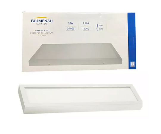 Painel Led Sob Retan 30W 4100K 60X30Cm 80984104 Blumenau