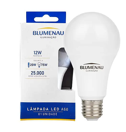 Lampada Led 15W 6500K E27 A60 3156016 Blumenau