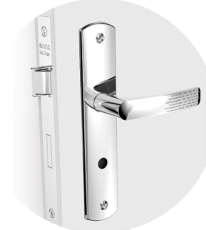 Fechadura Paliway Banh Cromada 40X53 0831.17 Soprano
