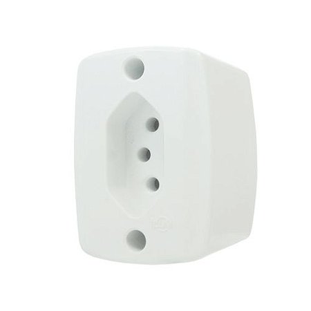 Tomada 2P+T 20A 250V Sobrepor 16517 Ilumi