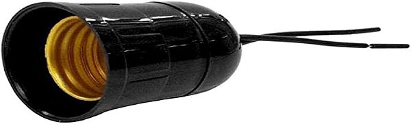 Soquete E27 Preto C/ Rabicho Pop Pct C/10Pc 16103Pct Ilumi