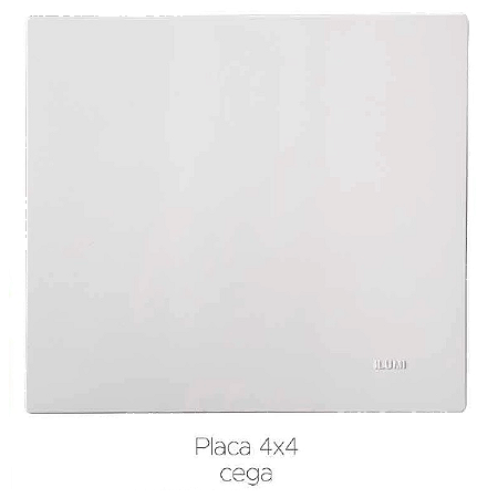 Placa Cega 4X4 C/SUPORTE 77050 Vivaz
