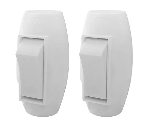 Interruptor Meio Cordao 6A 250V Branco Ilumi