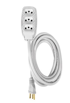 Extensao Barra 3 Vias 2P+T Cabo Pp 1,5M 20A Br 1699951 Ilumi