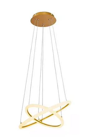 PENDENTE SPACE ORBITAL DOUBLE 40CM 39W 3K LLUM BRONZEARTE