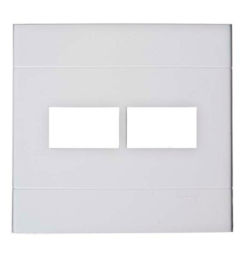 Placa 4X4 2 Modulos Decor 44421 Schneider