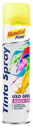 Tinta Spray 400Ml Luminosa Amarelo Mundial Prime