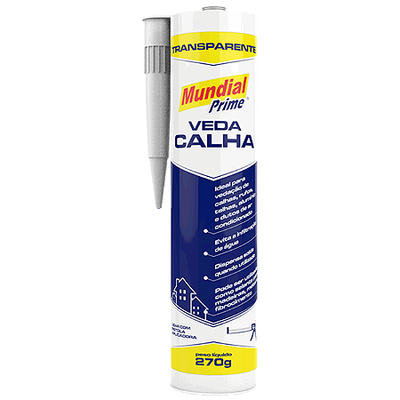 Veda Calha 270G/300Ml Transparente Li05000007 Mundial Prime