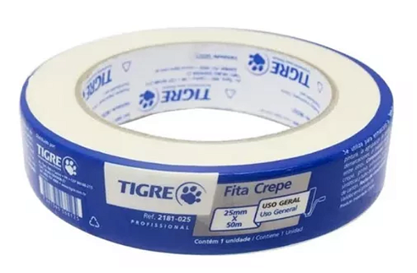 Fita Crepe 24Mmx50M Tigre